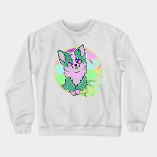 Toric corgi (w/o symbol) Crewneck Sweatshirt